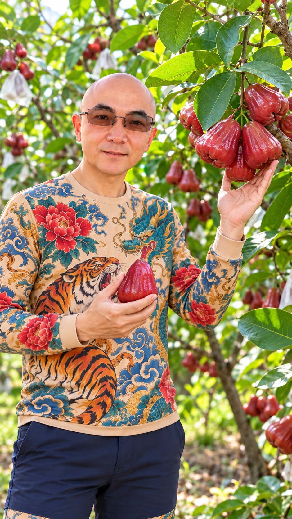 Taiwan wax apple promotional image by AI Ken Digital Marketing